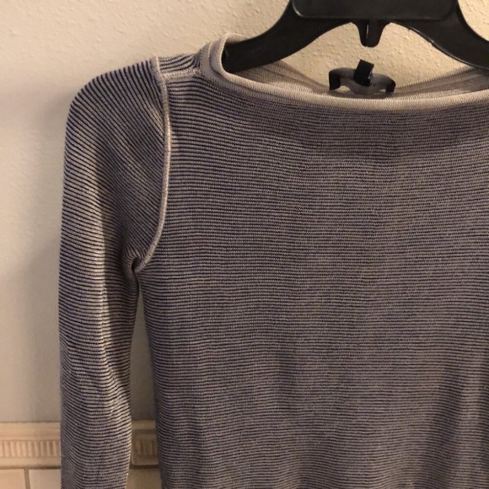 Vintage Giorgio Armani boatneck bateau roll neck mock neck knit pullover top